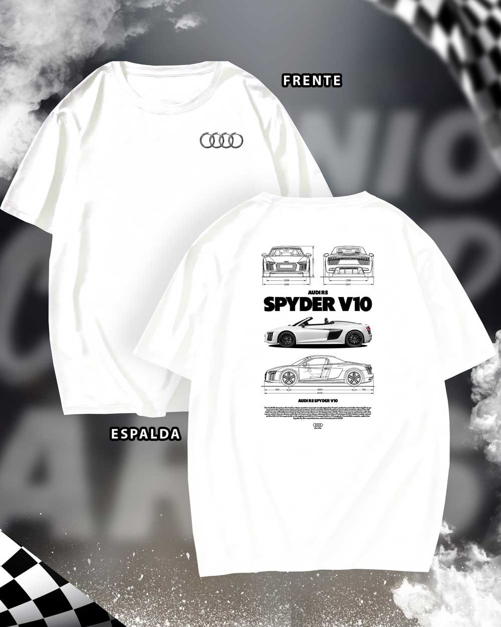 Tshirt Aud-3 AUDI R8 02