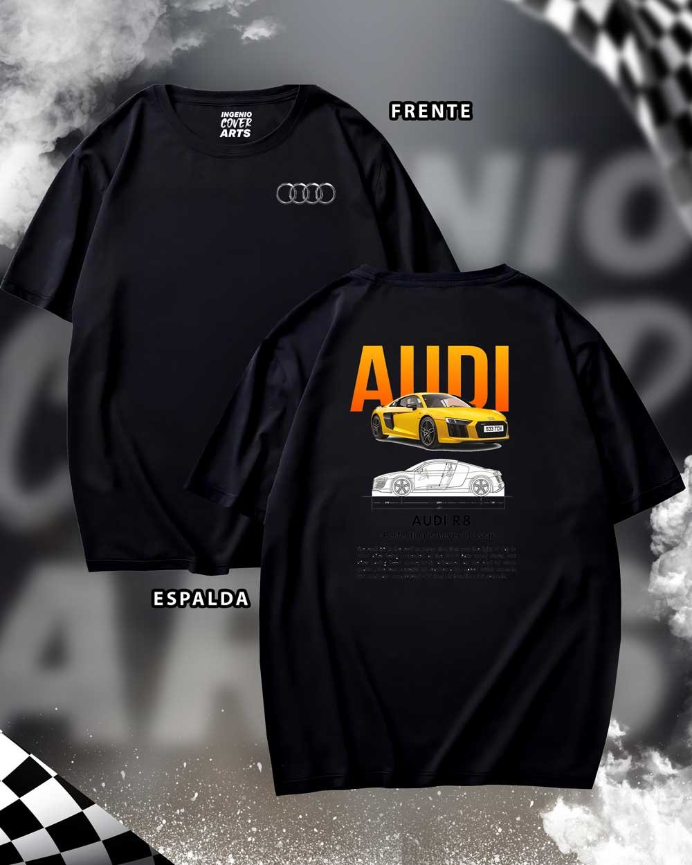 Tshirt Aud-5 AUDI R8 04