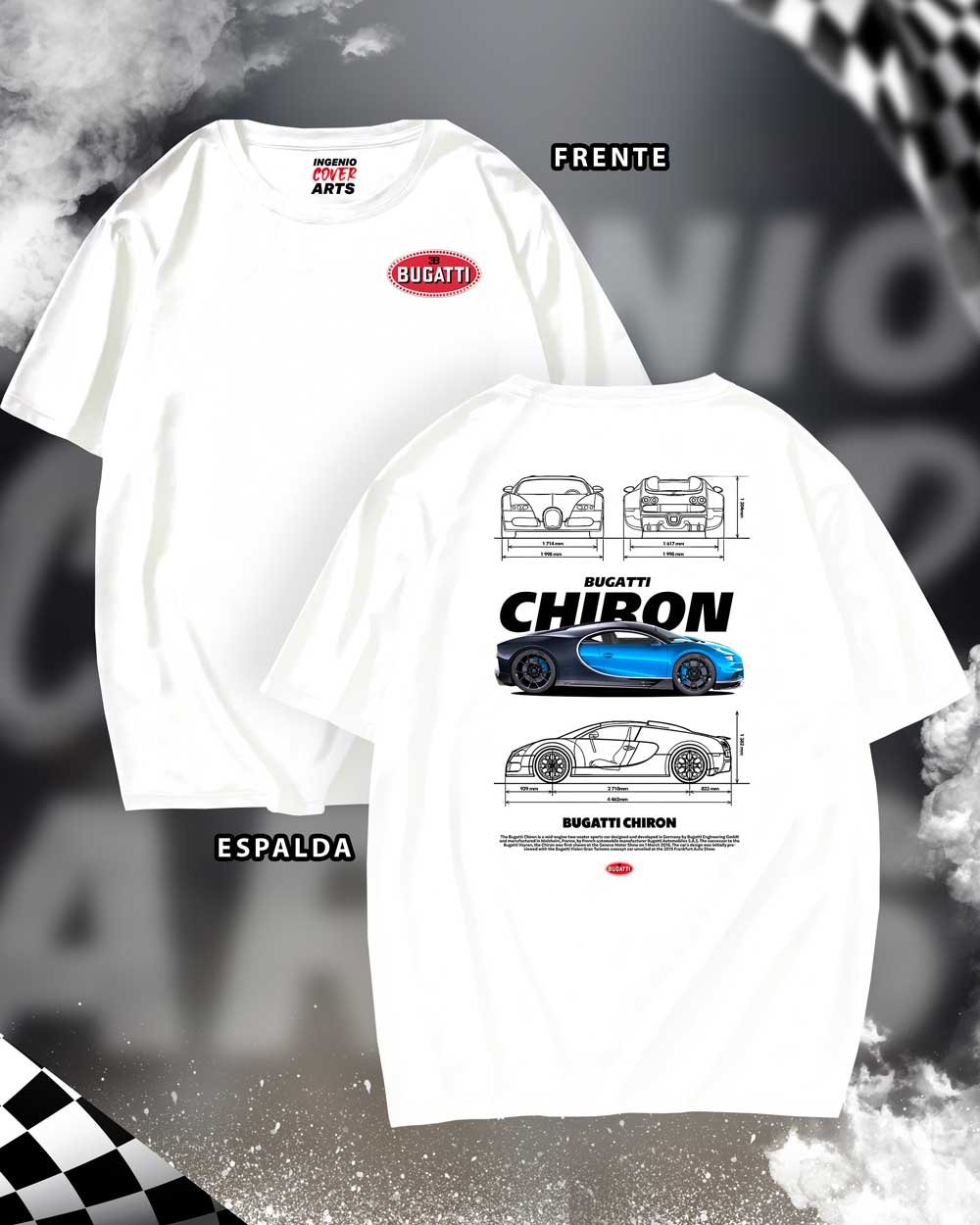 BGATTI-CHIRON_06 Tshirt Bugatt-4 - Image 2