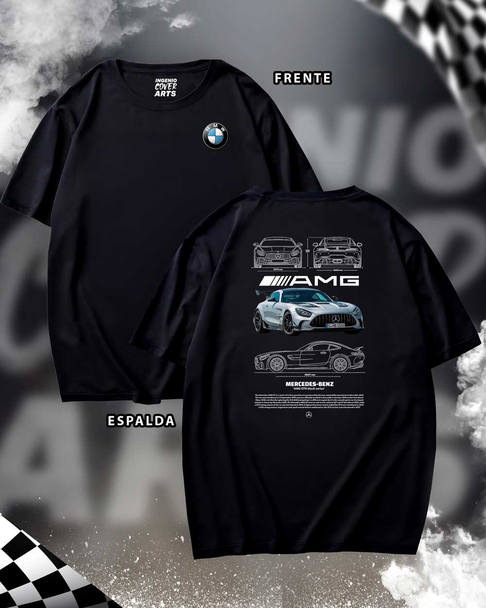 BMW-BLACK-W Tshirt BM-1