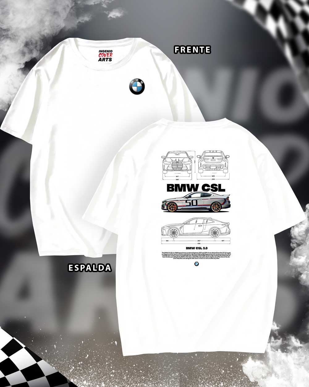 BMW-CSL-3 Tshirt BM-3