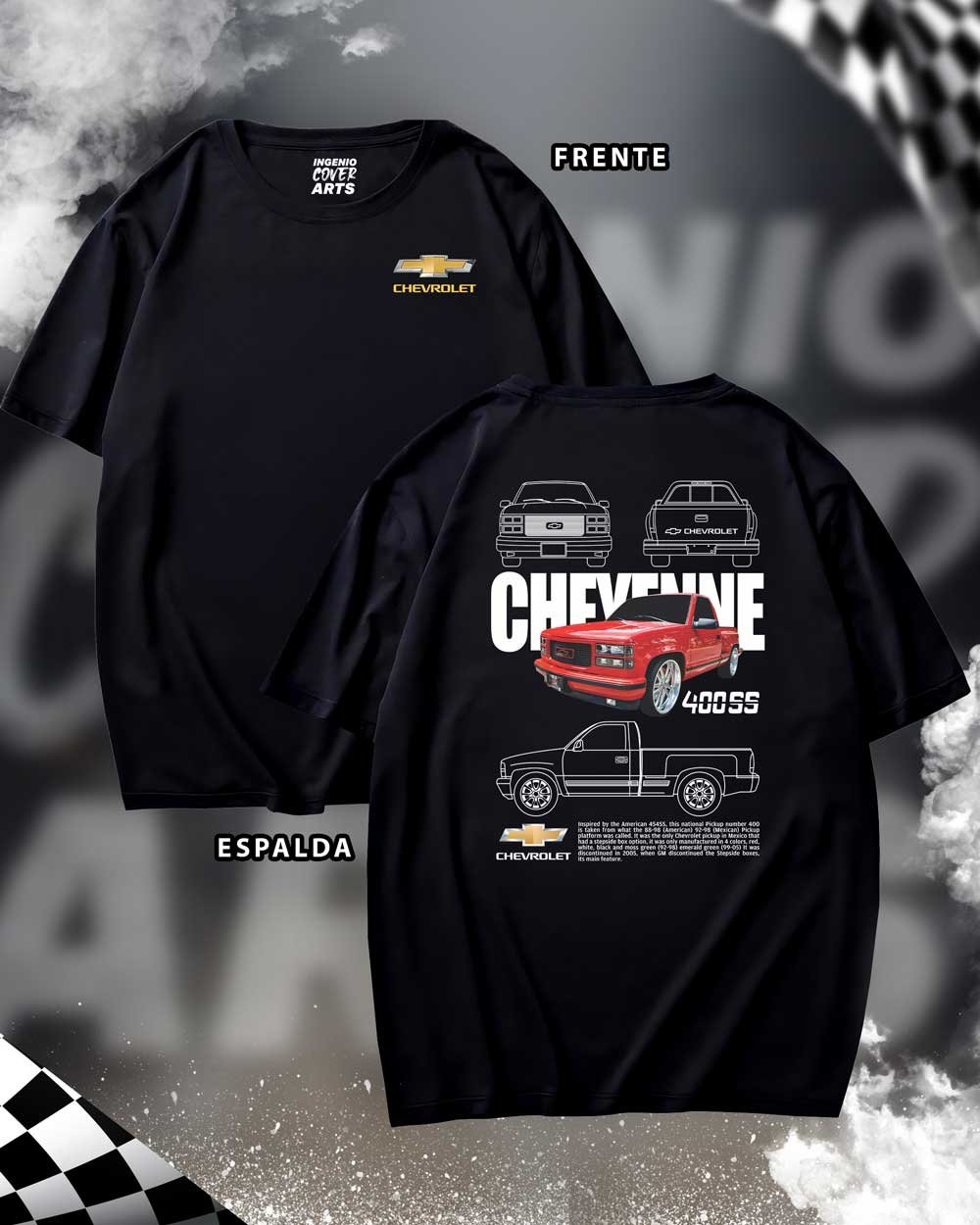 CHEVROLET-400-SS_01 Tshirt chevrolett-01 - Image 2