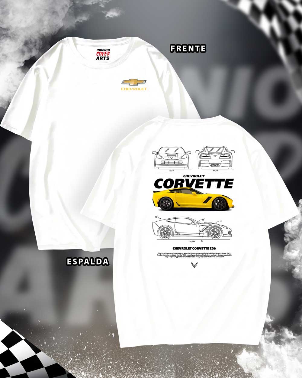 CHEVROLET-CAMARO_06 Tshirt chevrolett-08 - Image 2