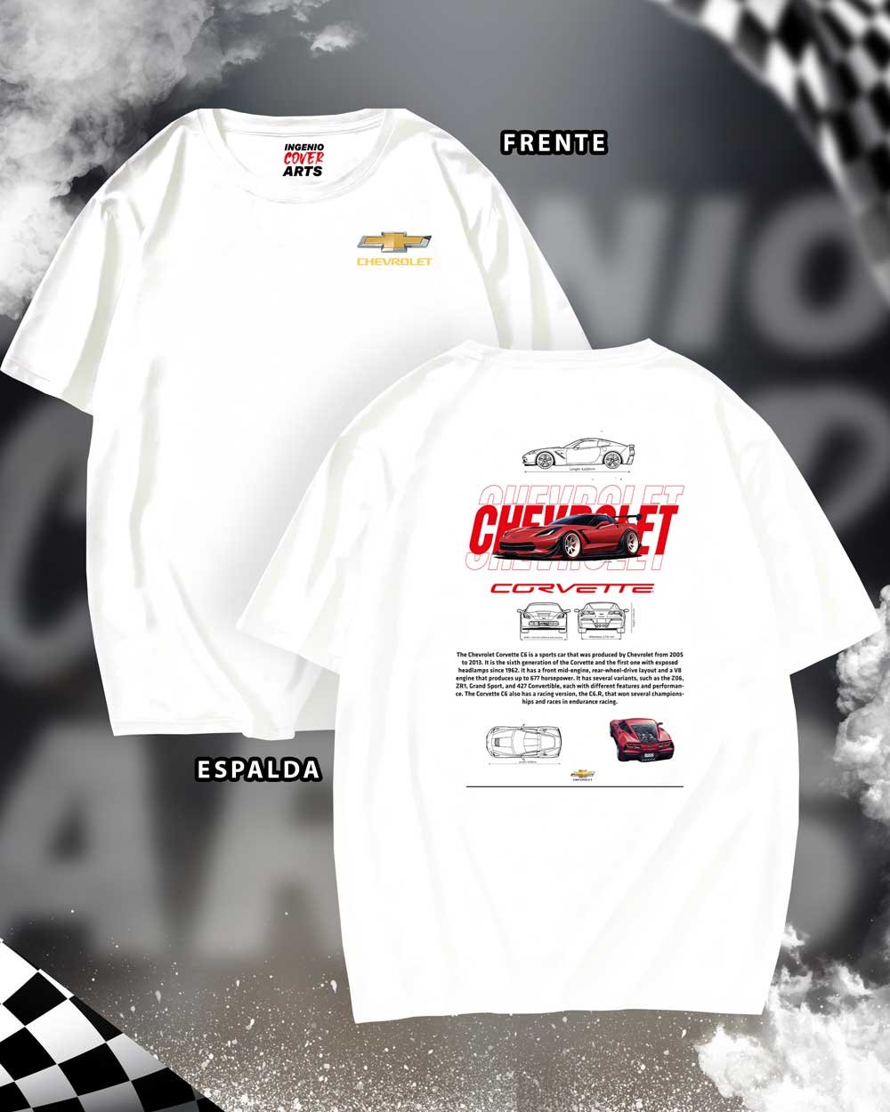 Tshirt chevrolett-12 CHEVROLET CORVETTE 01