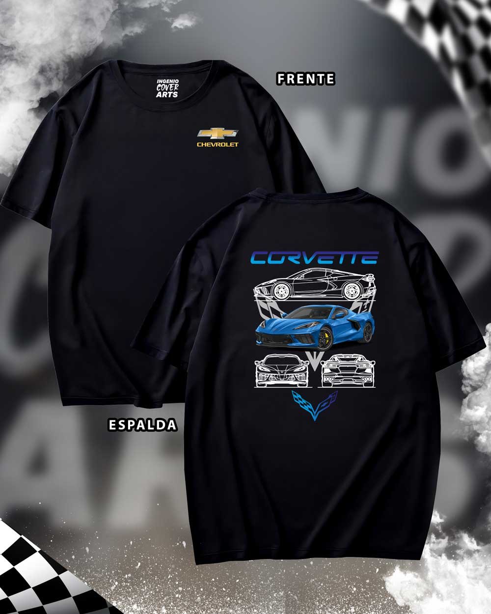 CHEVROLET-CORVETTE_02 Tshirt chevrolett-13