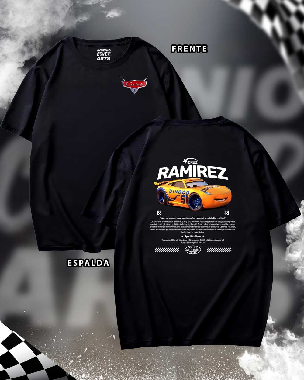 Tshirt Carss-02 CRUZ RAMIREZ