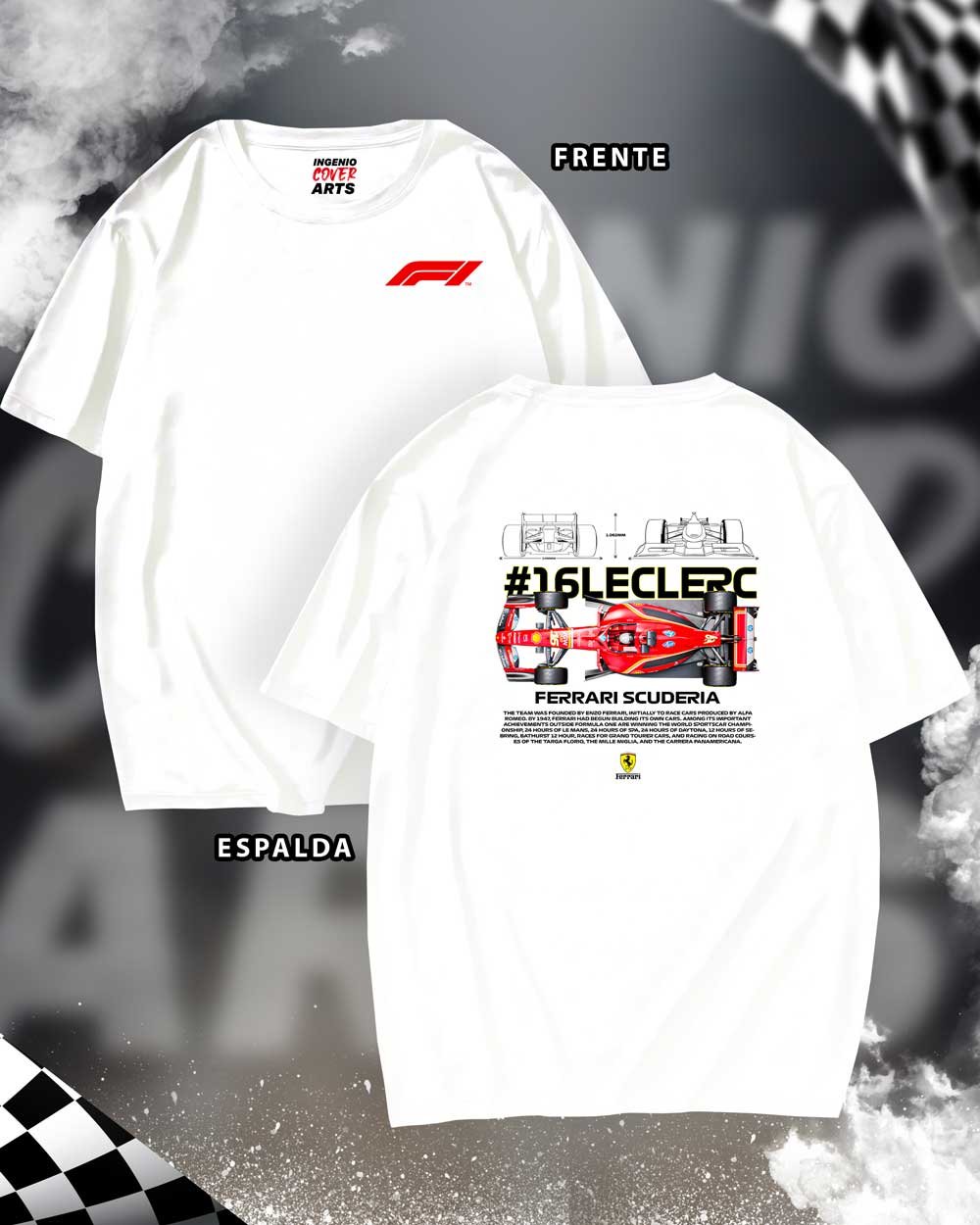 Tshirt f1-02 FERRARI SCUDERIA 16 01