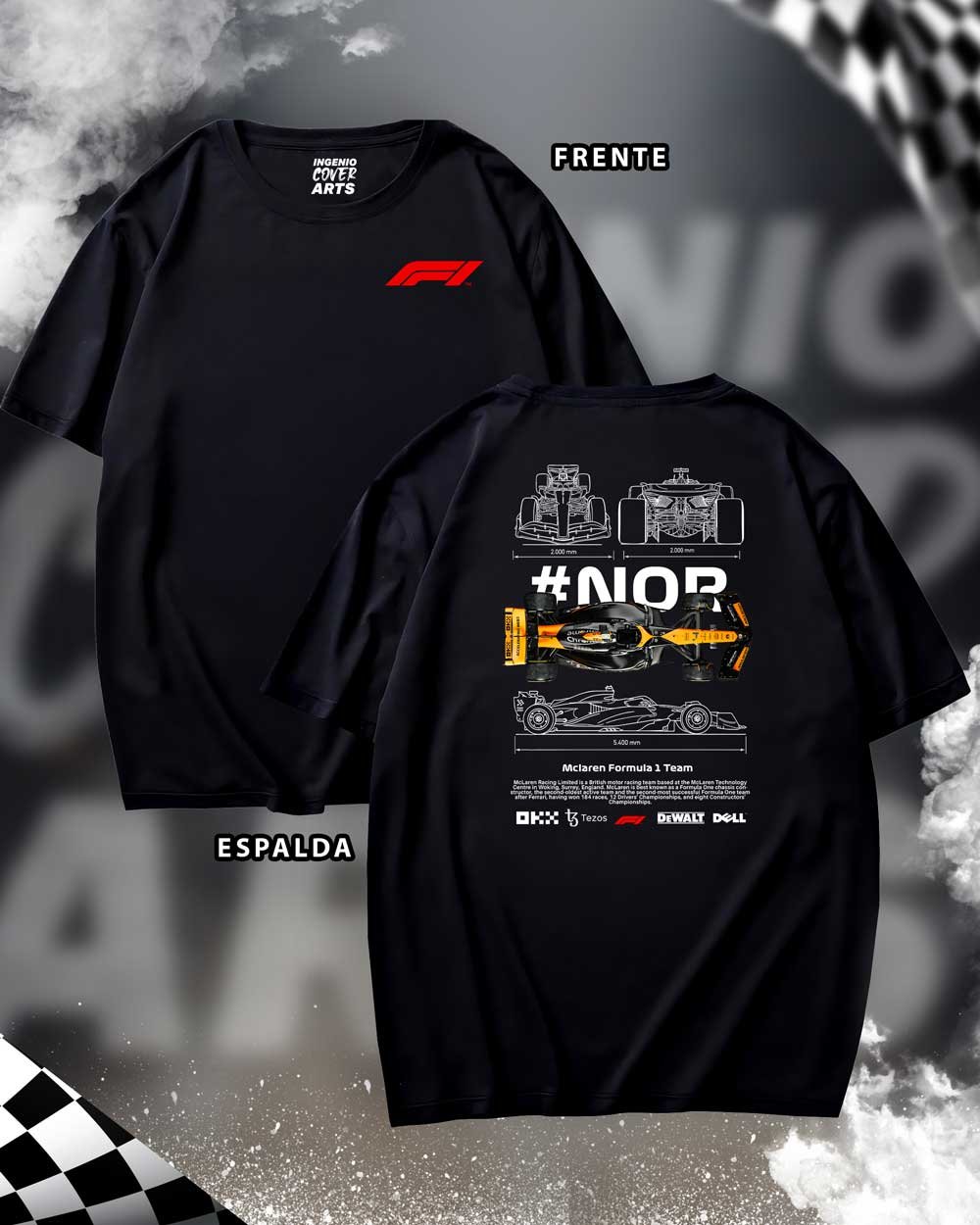 Tshirt f1-16 MCLAUREN MP4 07
