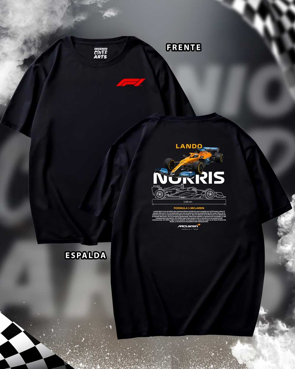 MCLAUREN-MP4_11 Tshirt f1-18 - Image 2