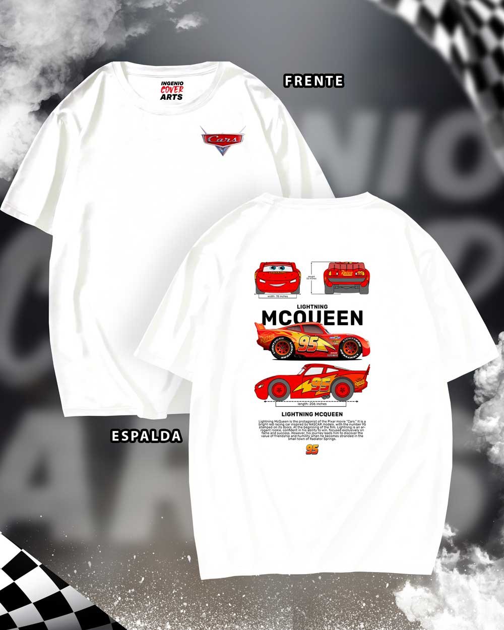 Tshirt Carss-11 MCQUEEN V2