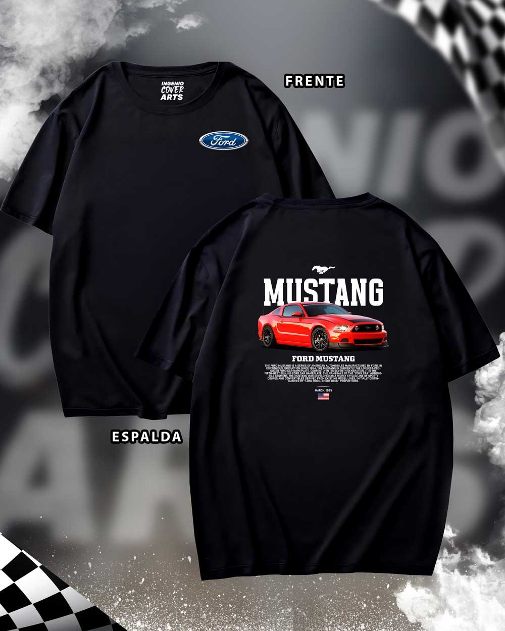 Tshirt ford-04 FORD MUSTANG 02