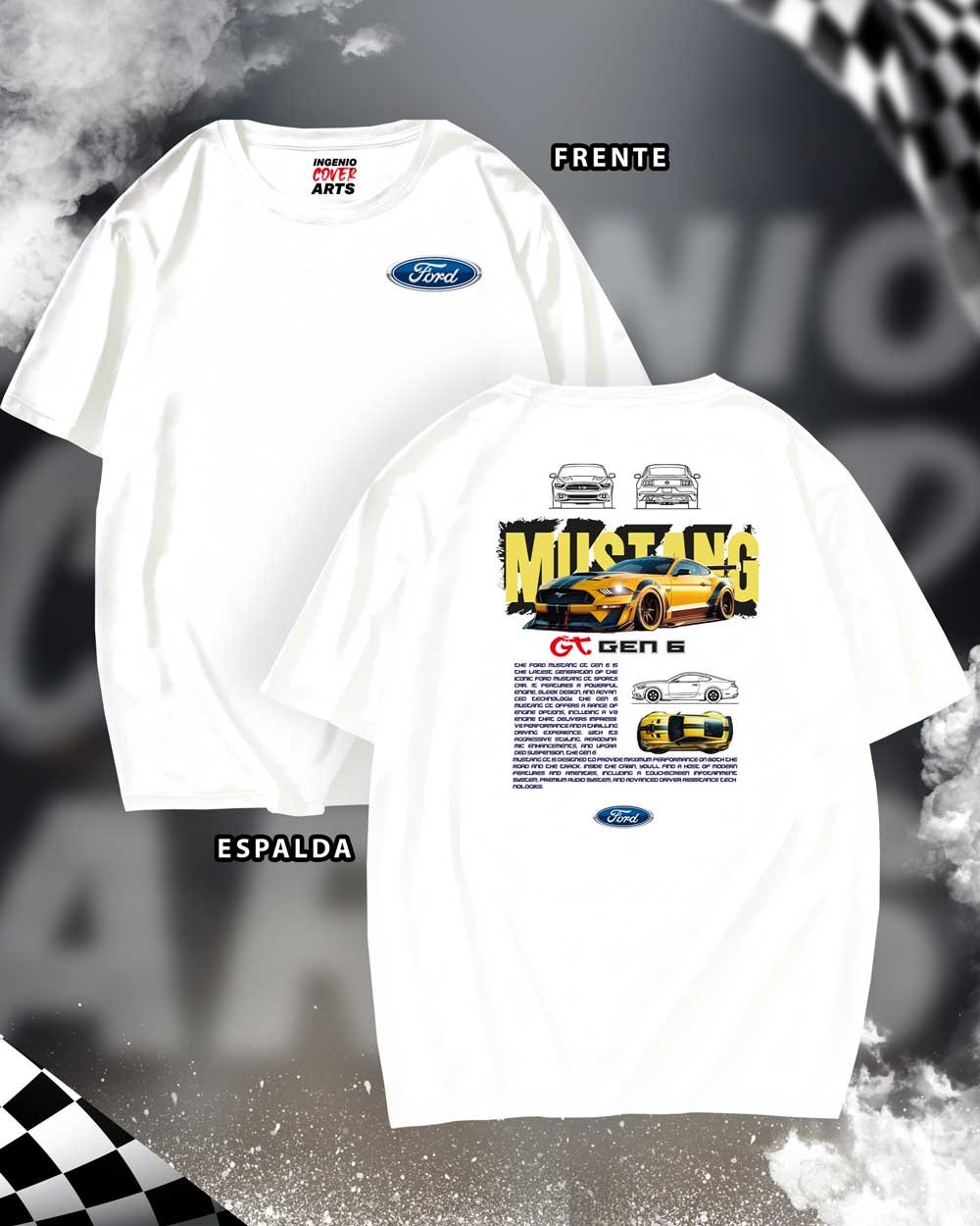 Tshirt ford-01 FORD MUSTANG 08