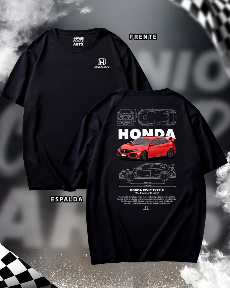 HONDA CIVIC TYPE R_04 Tshirt Honda-03