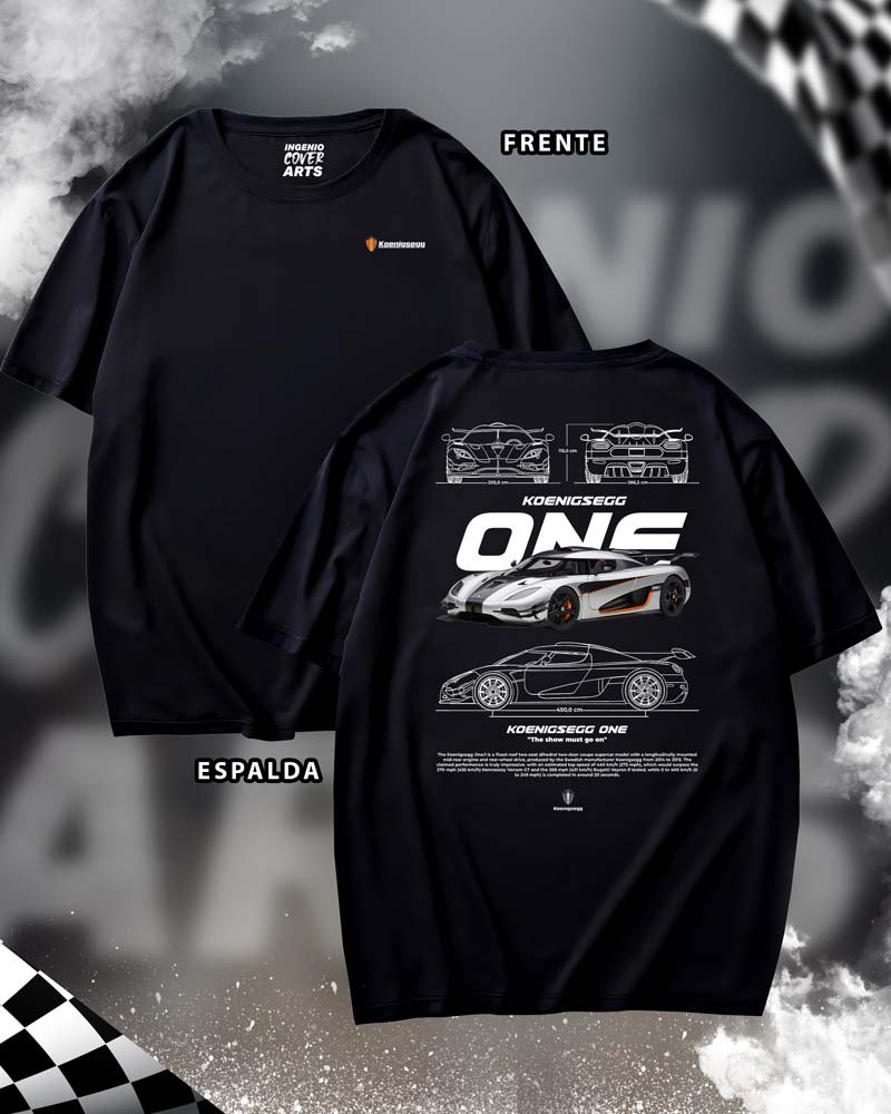 Tshirt Koenigsegg-03 KOENIGSEGG ONE W