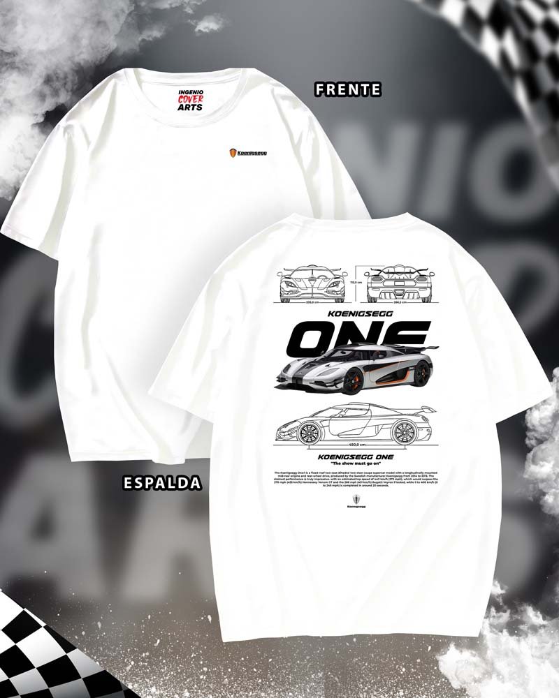 KOENIGSEGG ONE Tshirt Koenigsegg-03 - Image 2
