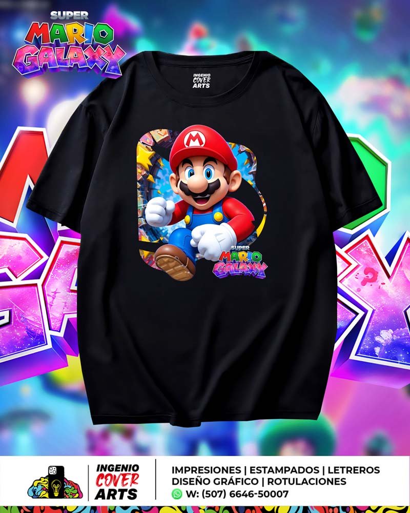 MARIO-5 T Shirt Mario Galaxy-mario4