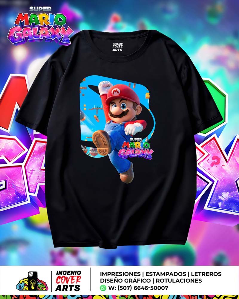 T Shirt Mario Galaxy-mario3 MARIO 6