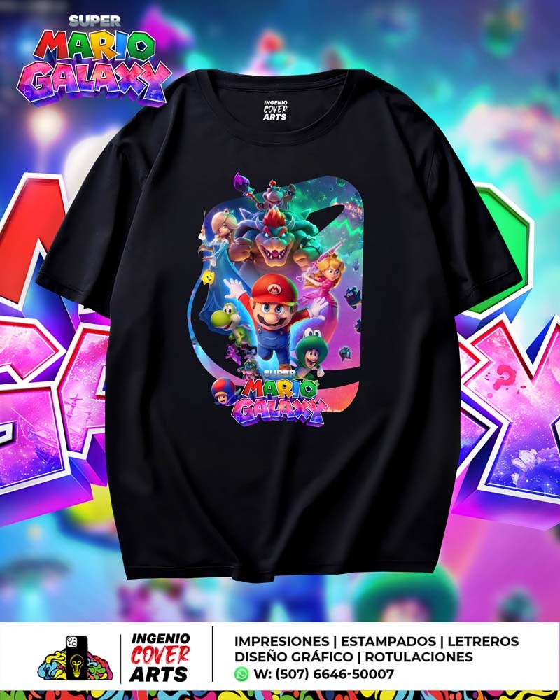 T Shirt Mario Galaxy-mario2 MARIO 7