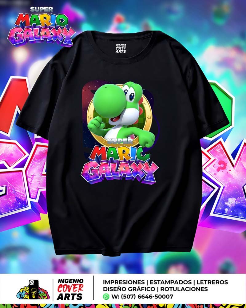 T Shirt Mario Galaxy-Yoshi2 YOISHI 1