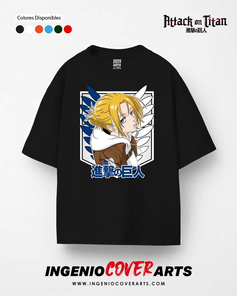 Tshirt Ataque a los titanes 003 77 anniesnk