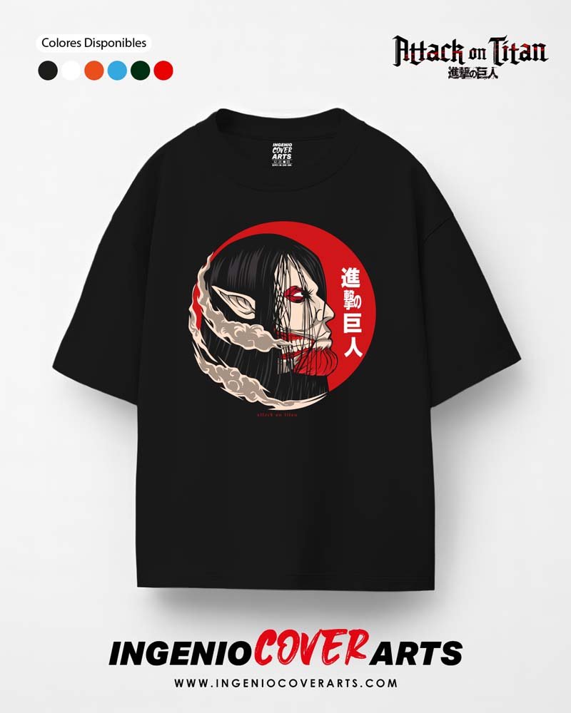 Tshirt Ataque a los titanes 005 80 attack on titan