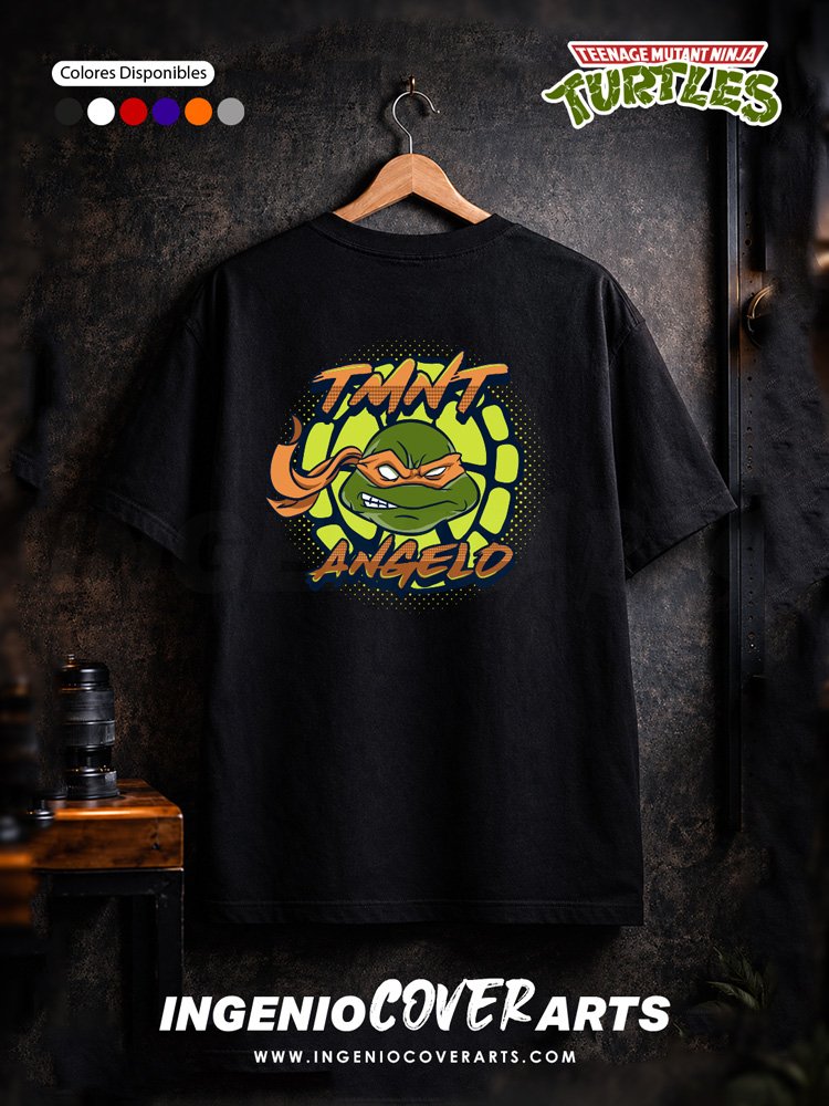 Tshirt Tortugas Ninja 001 angelo