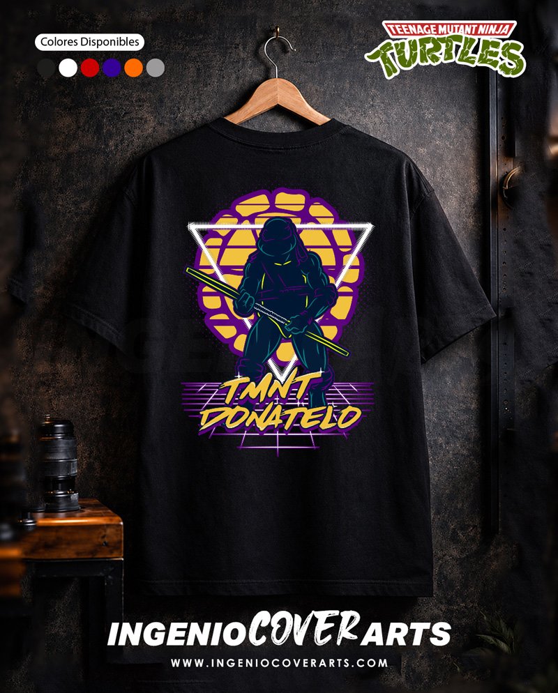 Tshirt Tortugas Ninja 003 donatelo