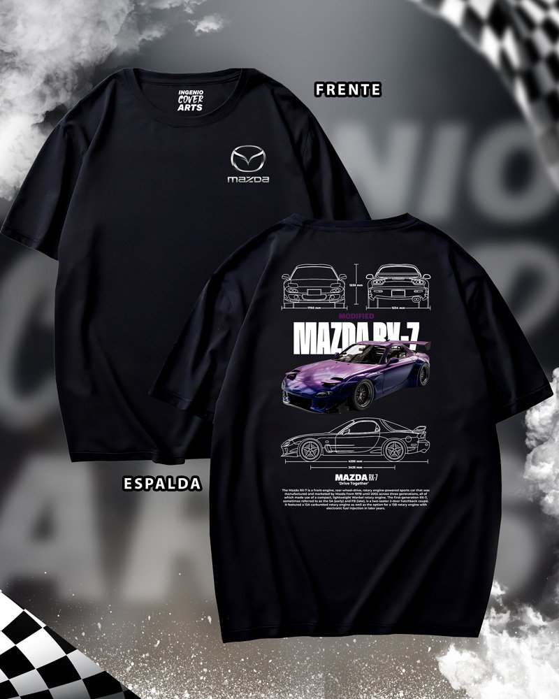 Tshirt Mazda 004 mazda rx7 05