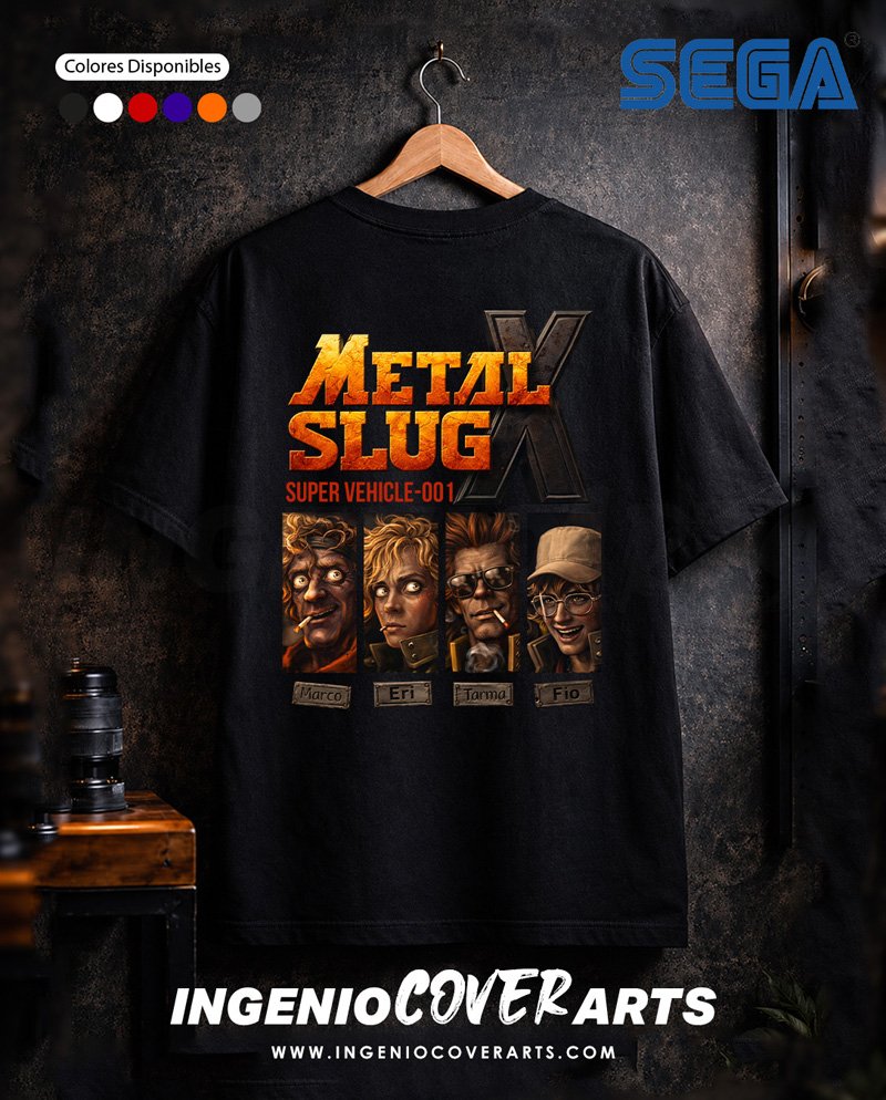 Tshirt Sega 002 metal slug