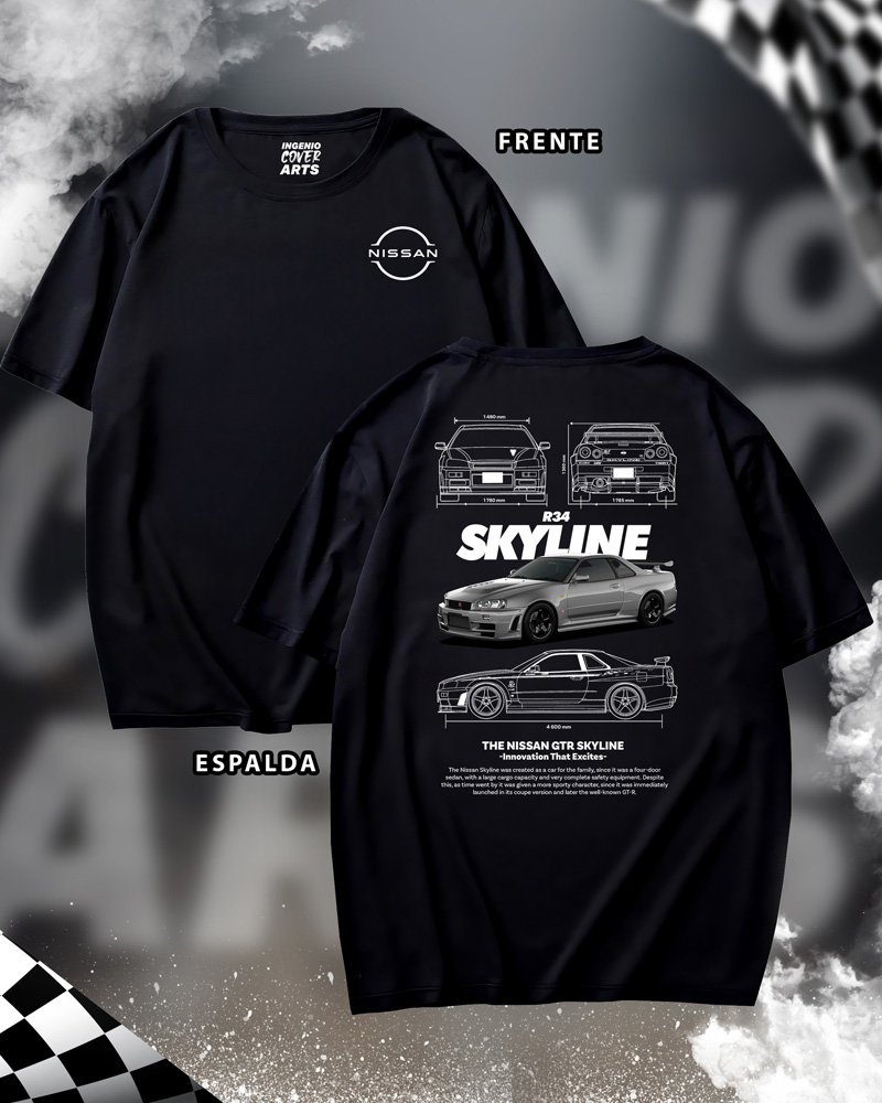 Tshirt Nissan 027 nissan skyline r34 13