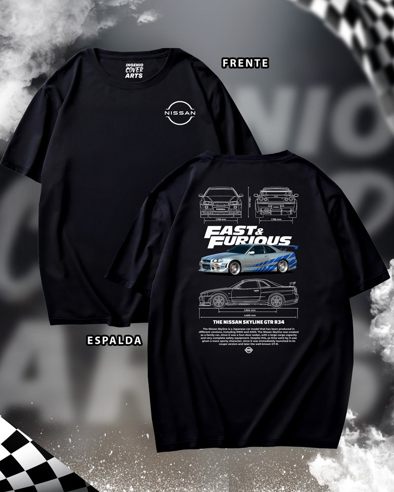 Tshirt Nissan 023 nissan skyline r34 5