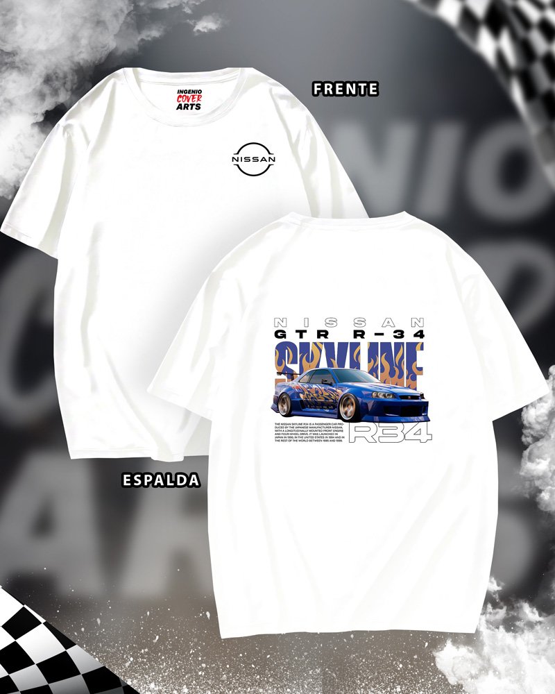 Tshirt Nissan 025 nissan skyline r34 8