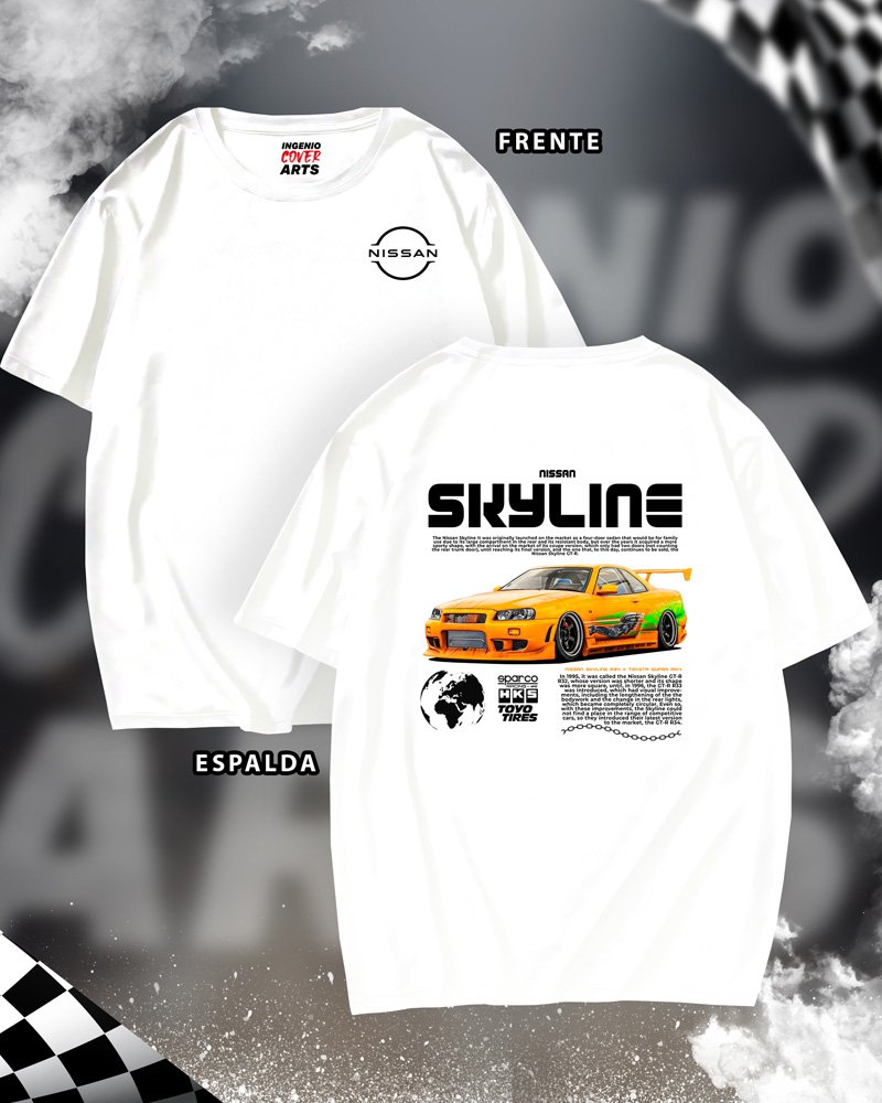 Tshirt Nissan 036 nissan skyline 2b