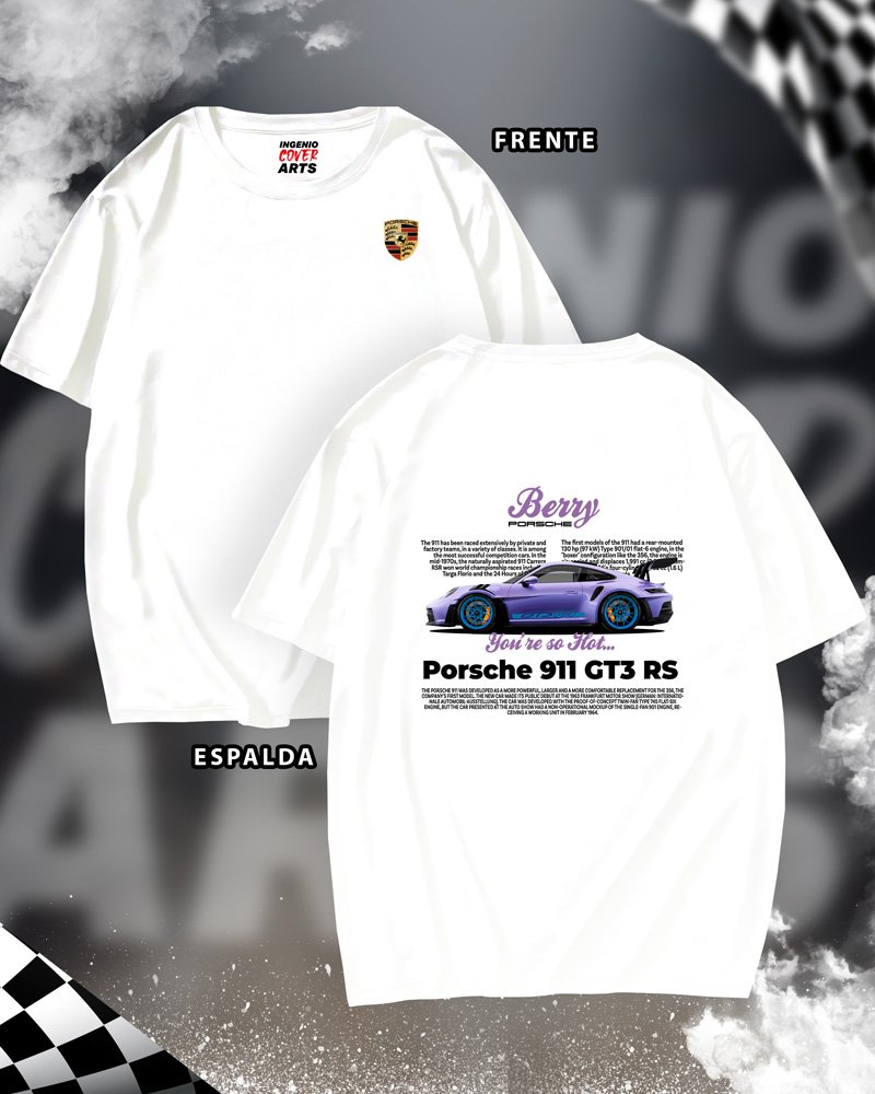 Tshirt Porsche 028 porsche berry purple