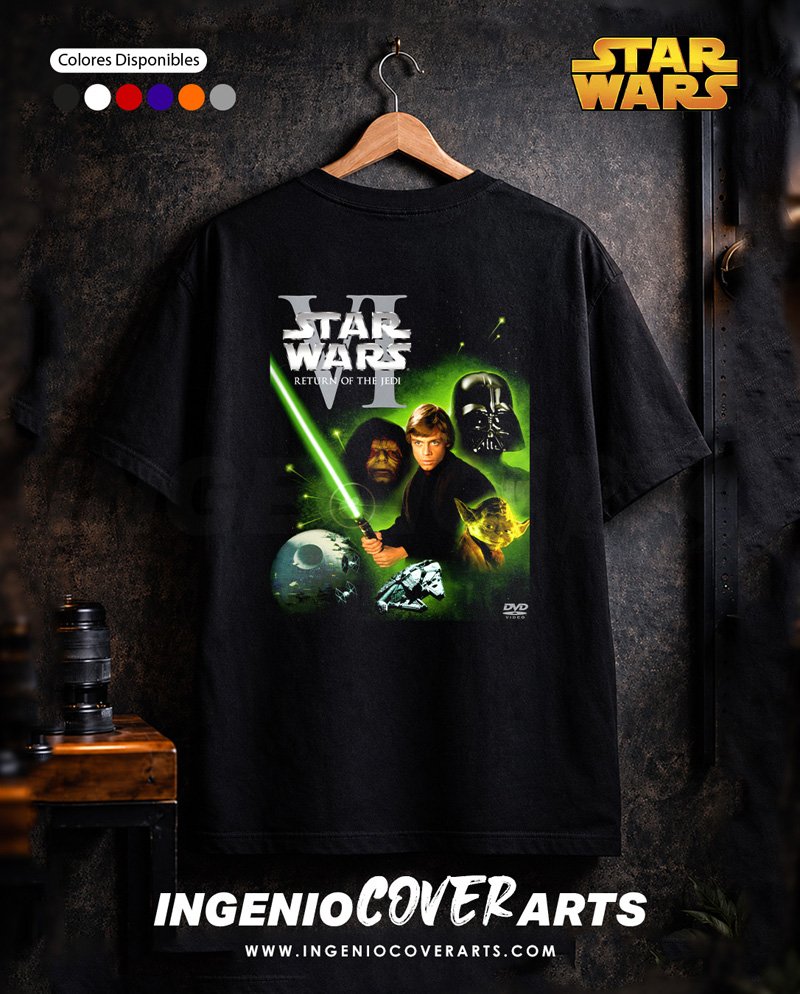 Tshirt Star Wars 010 return of the je upscayl 4x ultrasharp 4x