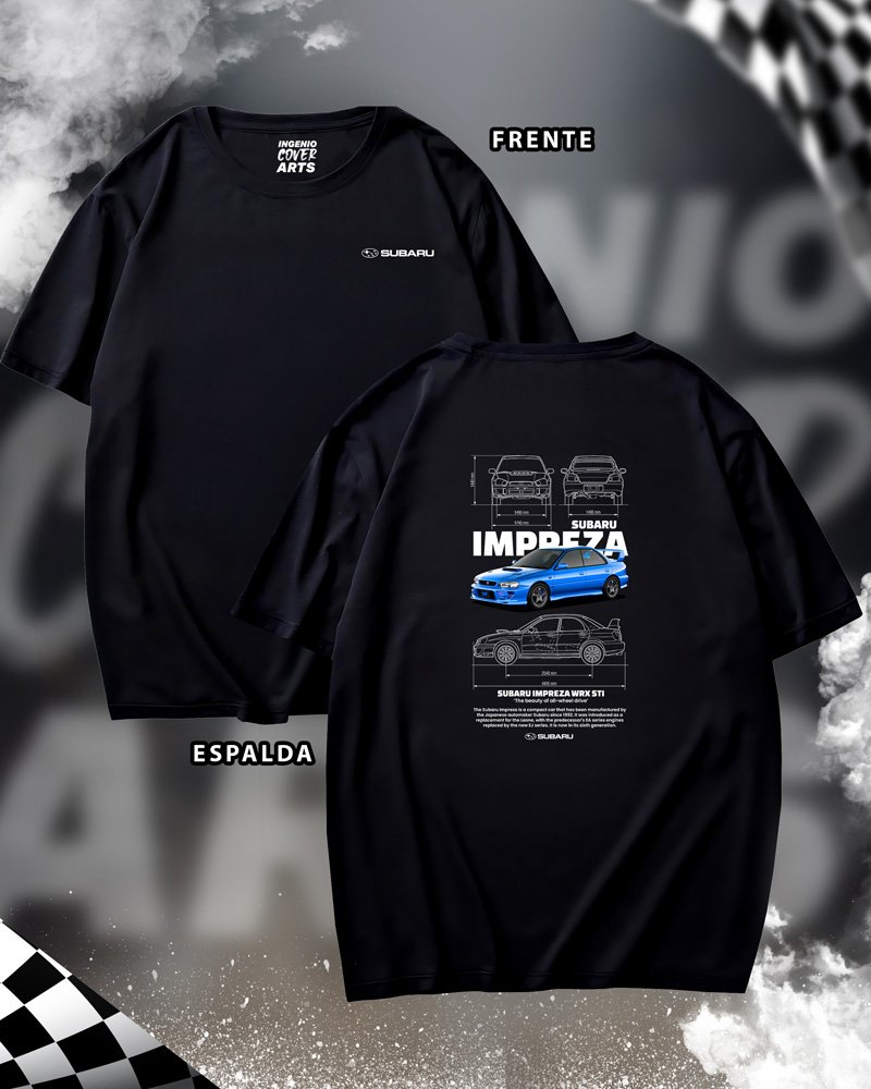 Tshirt Subaru 002 subaru impresa wrs n