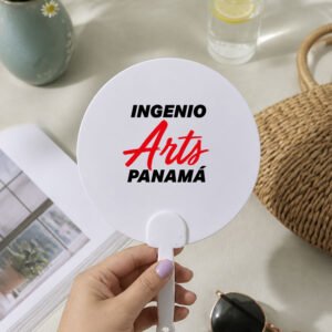 Abanico de Mano Plástico Personalizado