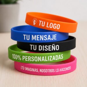 Pulseras de Silicona Personalizadas