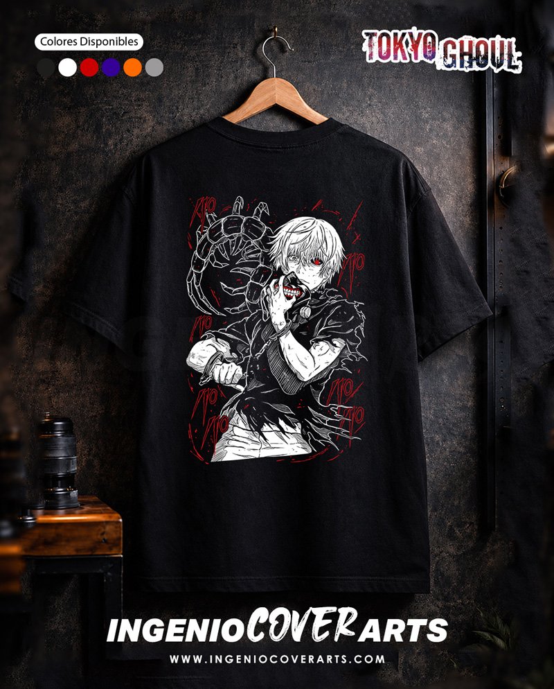 Tshirt Tokio Ghouls 004 kanekiiaa
