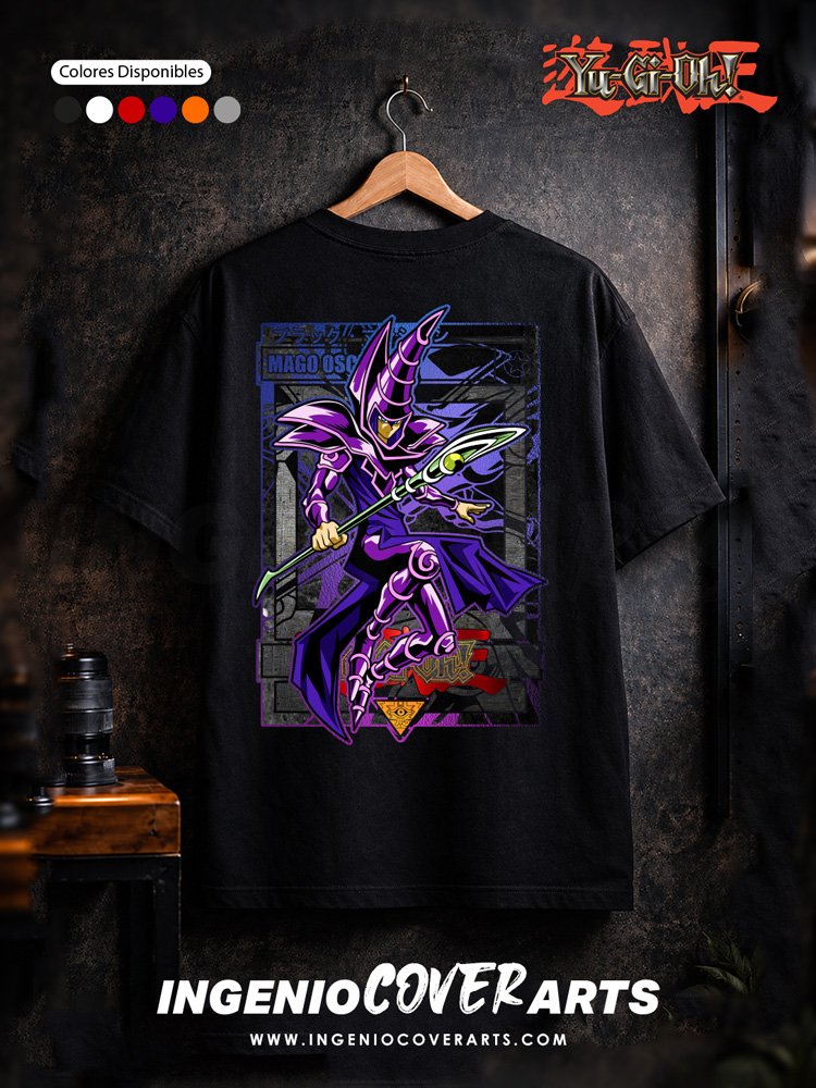 Tshirt Yugi Oh 001 mago oscuro 003