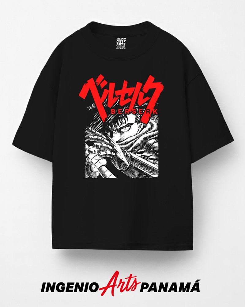 T-shirt Berserk 001 bersek halftone