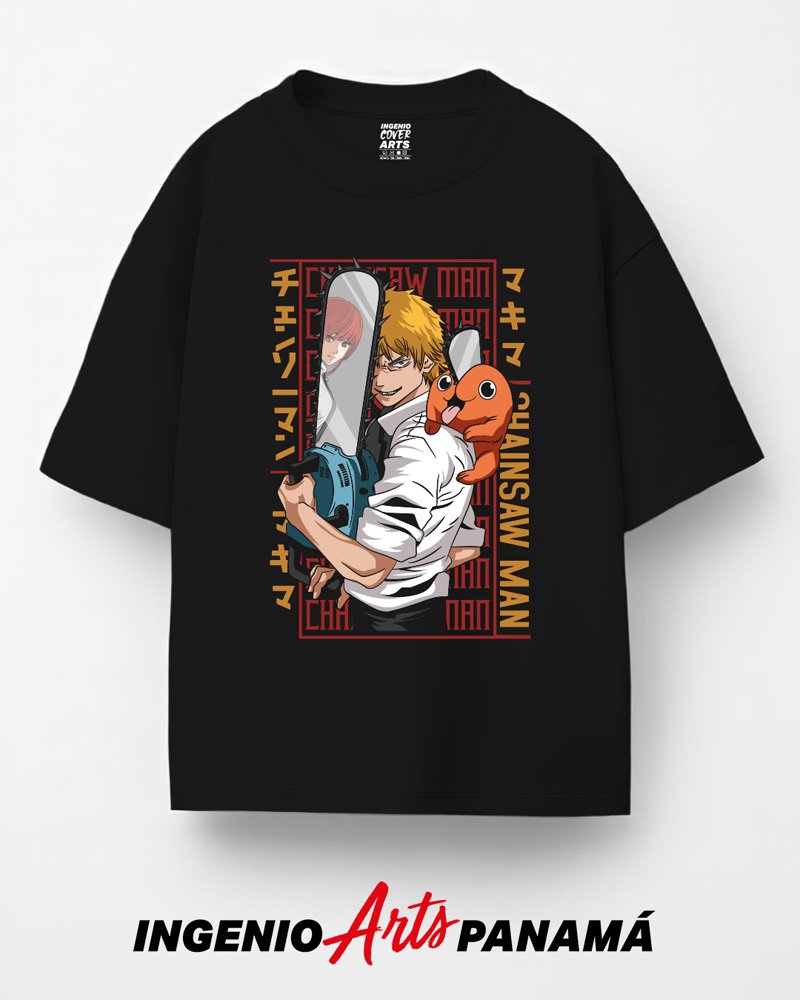T-shirt Chainsaw Man 005 chainsaw man (2)