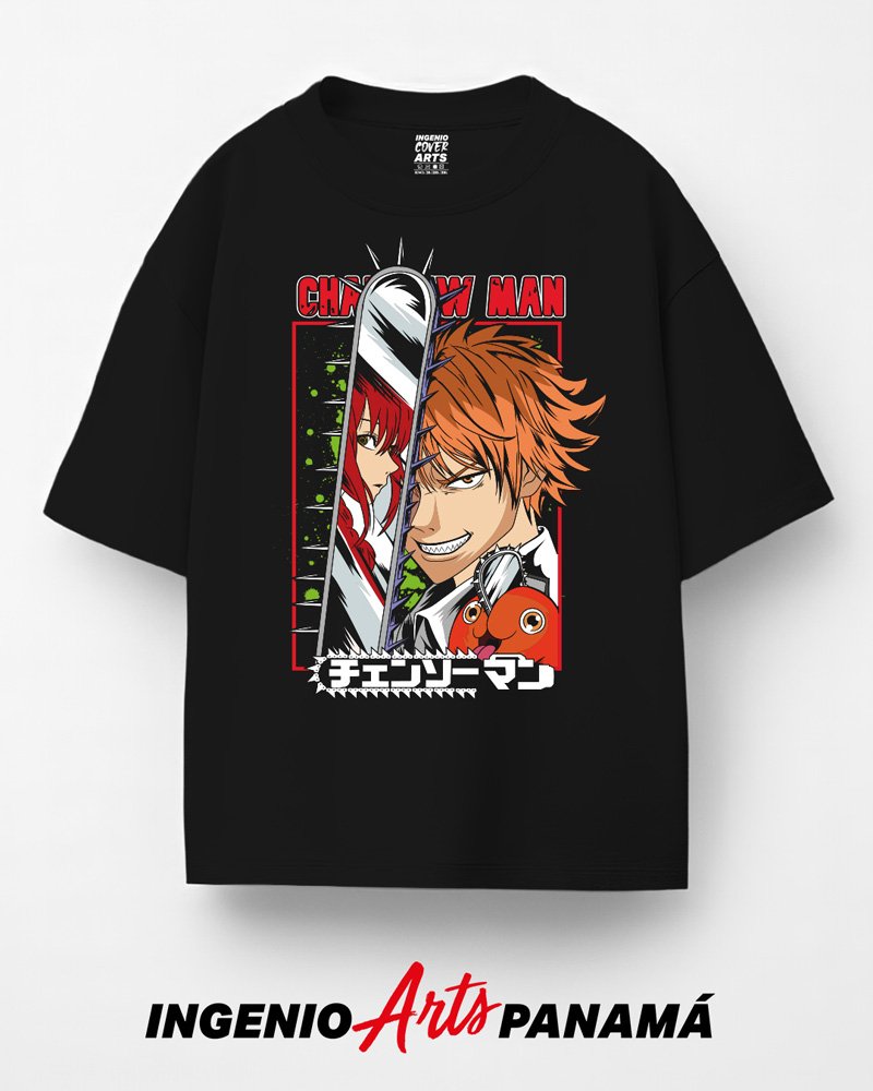 T-shirt Chainsaw Man 020 denji pochita