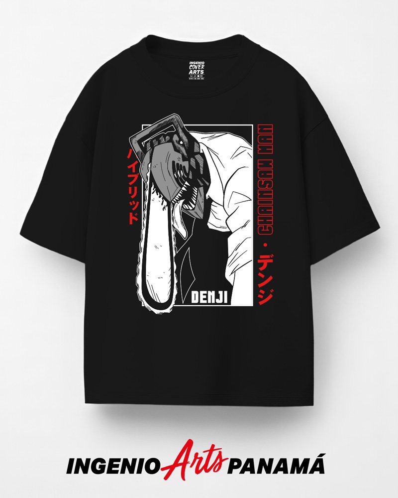 T-shirt Chainsaw Man 025 denji 3 colores