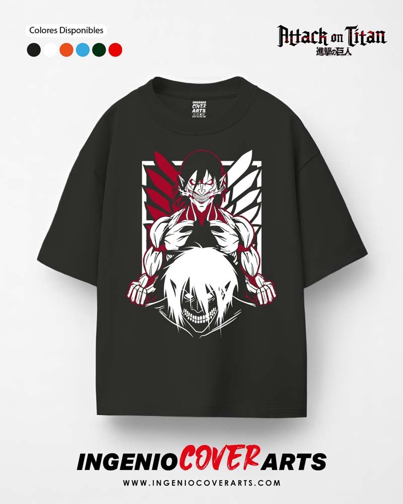 Tshirt Ataque a los titanes 024 anime v3 42