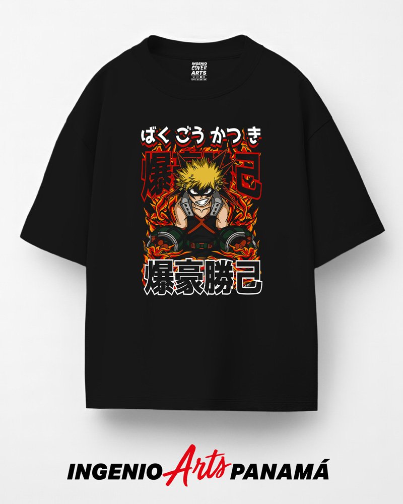 T-shirt My Hero Academia 029 dtf bakugo semitono
