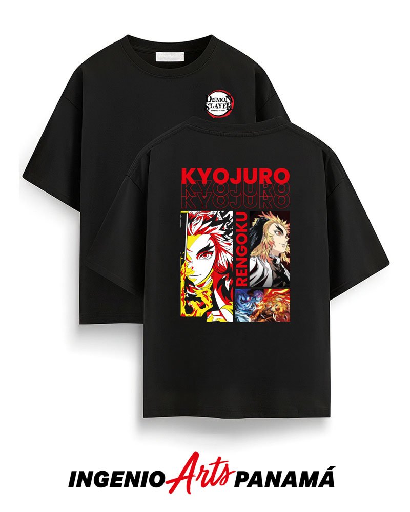 T-shirt Demon Slayer 060 kyojuro 1.2