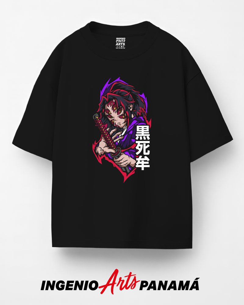 T-shirt Demon Slayer 058 kokushibo