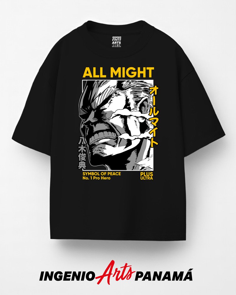 T-shirt My Hero Academia 017 all might v2 3 colores